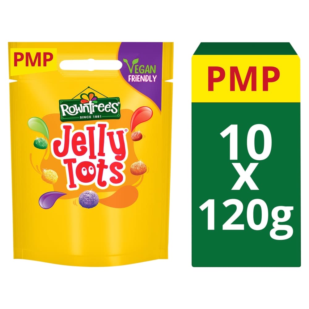 Rowntree's Jelly Tots Sweets Sharing Bag 120g PMP £1.25