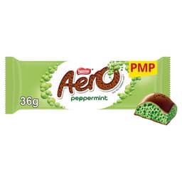 Aero Bubbly Peppermint Chocolate Bar 36g PMP 89p