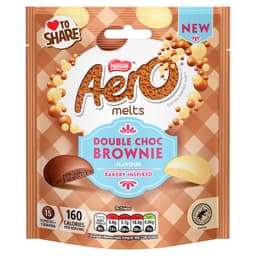 Aero Melts Double Chocolate Brownie Bag 86g