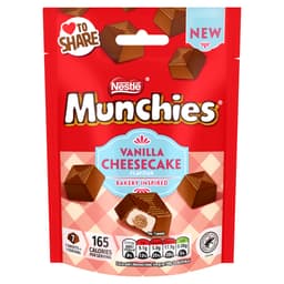 Munchies Vanilla Cheesecake Flavour Chocolate Sharing Bag 97g