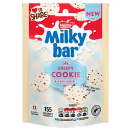 Milkybar Buttons Crispy Cookie White Chocolate Sharing Bag 86g