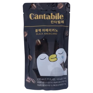 Cantabile Black Americano - 10 x 230ml Pouches