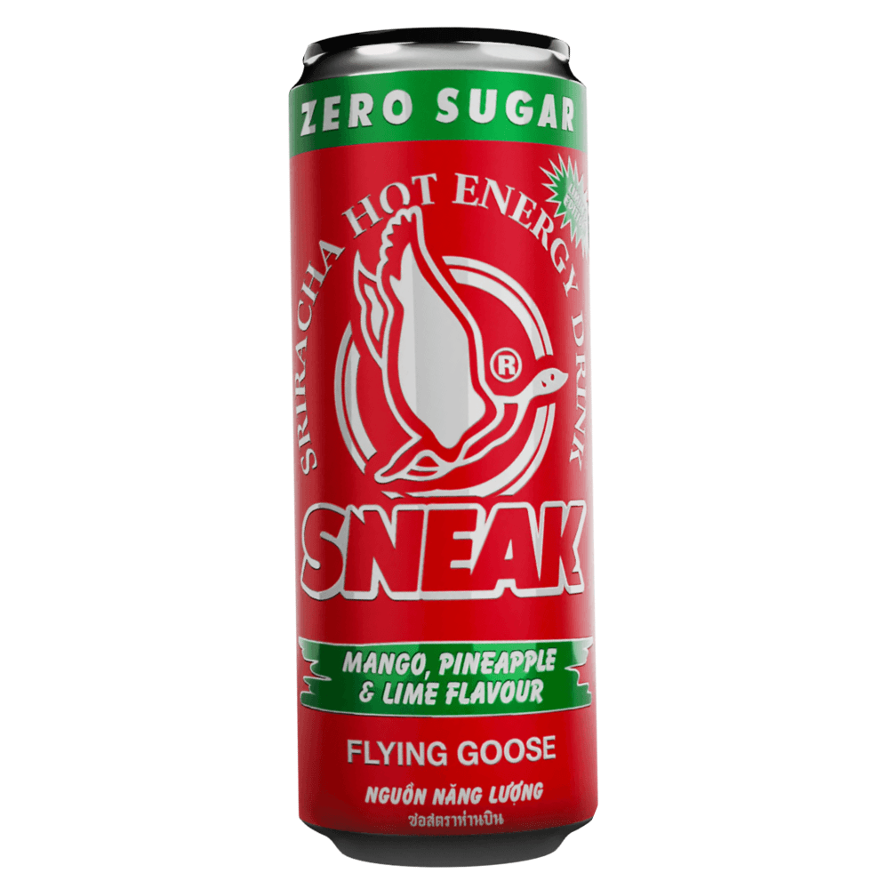 Sneak x Flying Goose Sriracha Mango Pineapple Lime Energy Drink 330ml
