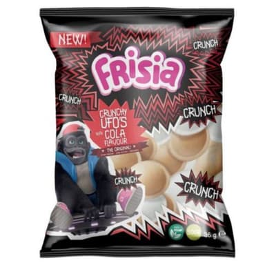 Frisia Crunchy UFOs Cola Flavour - 12 x 36g Bags