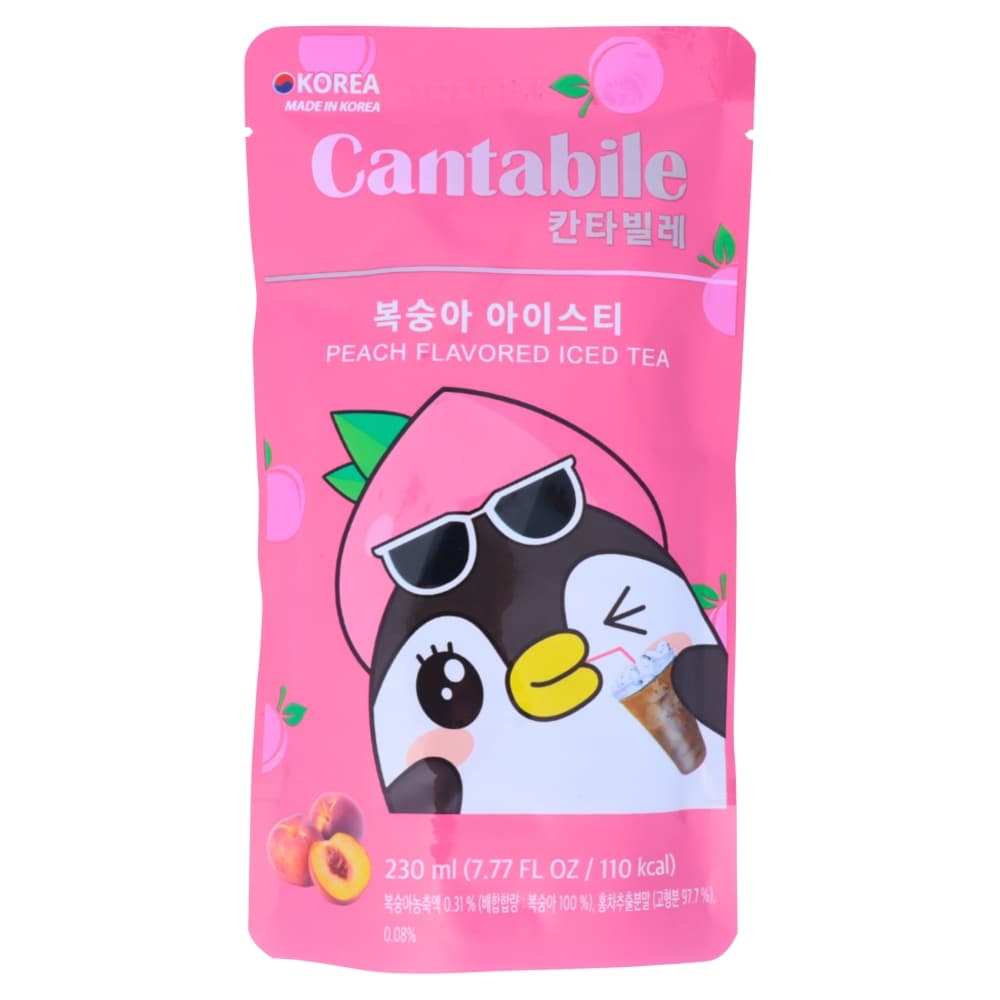 Cantabile Peach Flavoured Iced Tea 230ml
