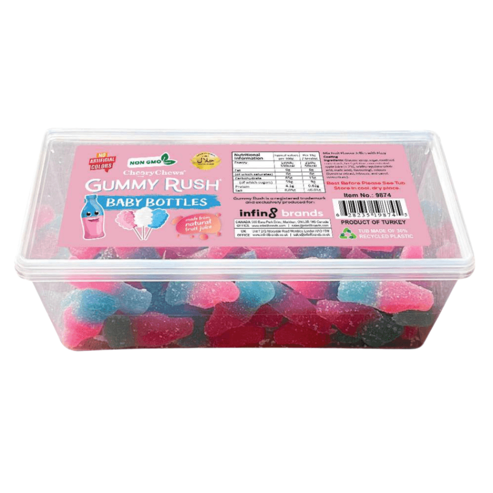 Gummy Rush Baby Bottles Tub 200g