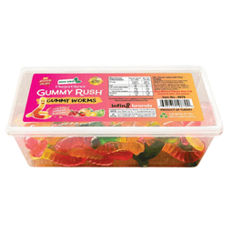 Gummy Rush Gummy Worms Tub 200g
