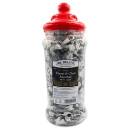 Mr. Crilly's Throat & Cough Drops Throat & Chest Menthol Flavour Jar 1.5kg