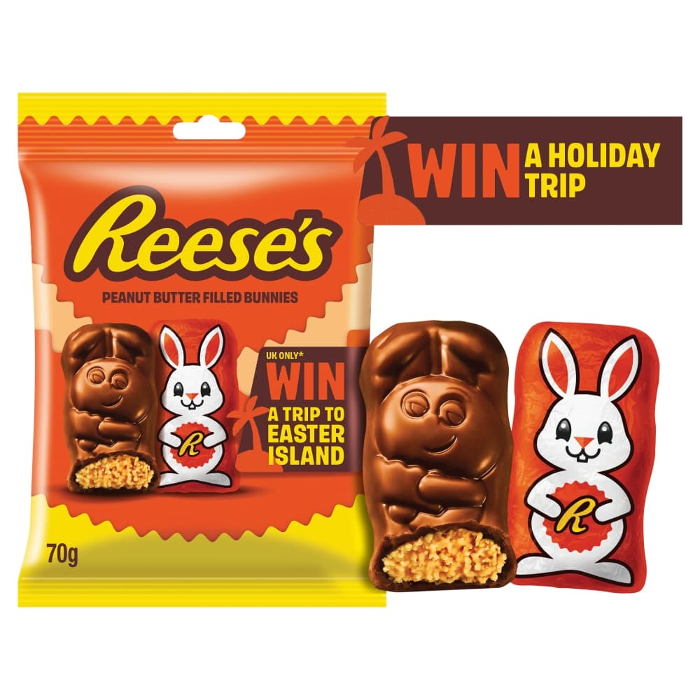 Reese's Peanut Butter Filled Mini Bunnies Pouch 70g