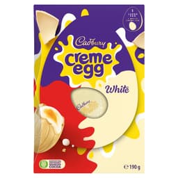Cadbury White Creme Egg Chocolate Easter Egg 190g