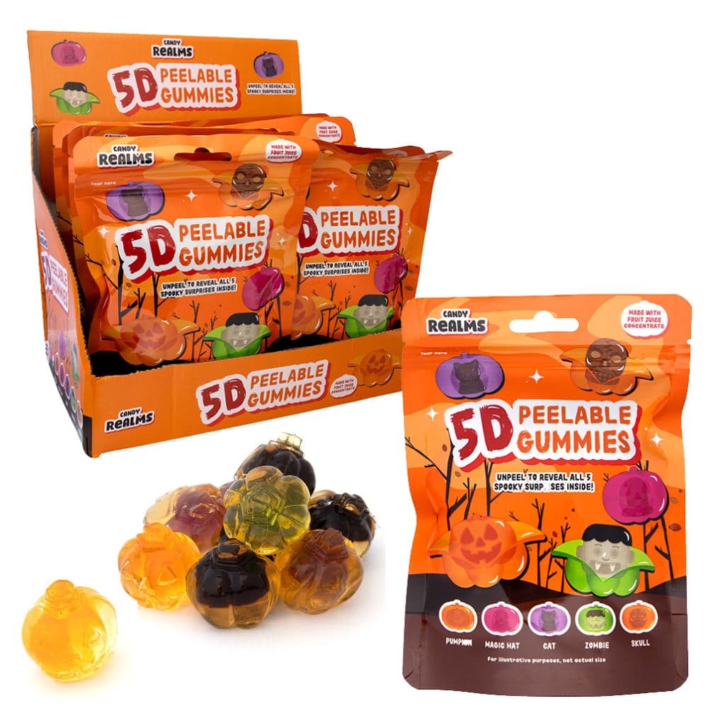 Candy Realms 5D Peelable Halloween Gummies 60g