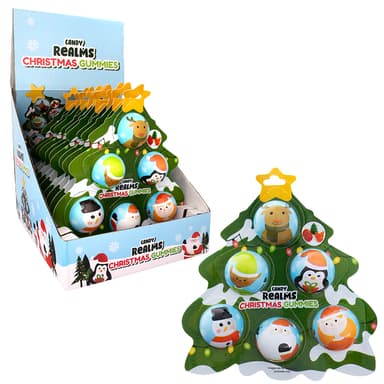 Candy Realms Christmas Gummies - 12 x 30g Packs