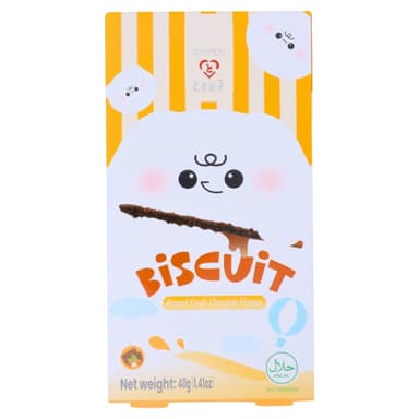Tokimeki Biscuit Almond Crush Chocolate Flavour - 10 x 40g Packs