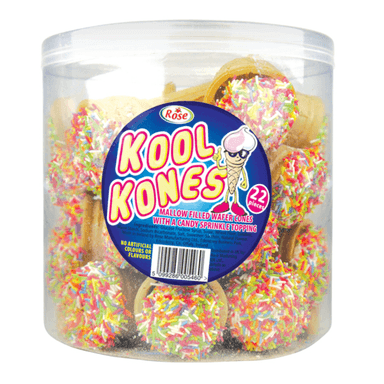 Kool Kones Mallows 22 Pieces - 1 x 330g Tub