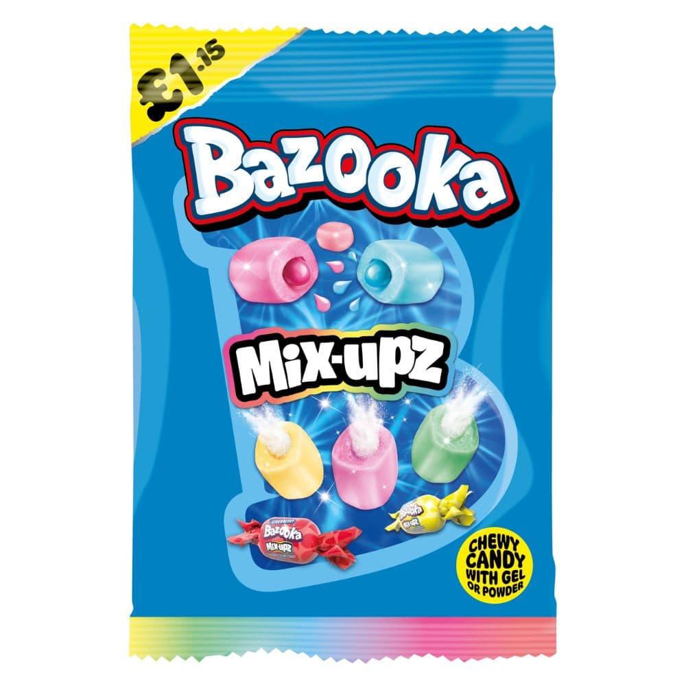 Bazooka Mix-Upz Share Bag 120g £1.15 PMP