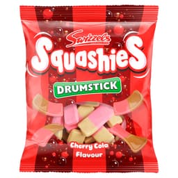 Swizzels Squashies Cherry Cola Flavour Drumstick Bag 120g