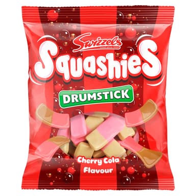 Swizzels Squashies Cherry Cola Flavour Drumstick - 12 x 120g Bags