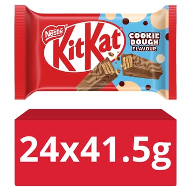 KitKat 4 Finger Cookie Dough Flavour Chocolate - 24 x 41.5g Bars