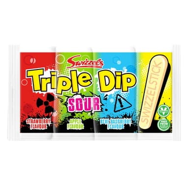 Swizzels Triple Dip Sour - 36 x 23g Packs
