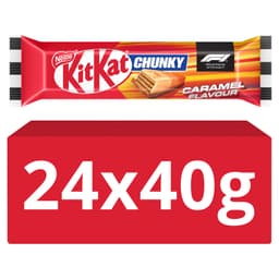 KitKat F1 Chunky Caramel Flavour Milk Chocolate Bar 40g