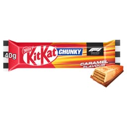 KitKat F1 Chunky Caramel Flavour Milk Chocolate Bar 40g