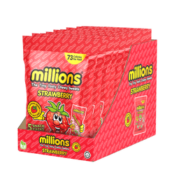 Millions Strawberry 5 Snack Packs Multipack 90g