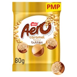 Aero Bubbles Caramel Flavour Chocolate Sharing Bag 80g PMP £1.65