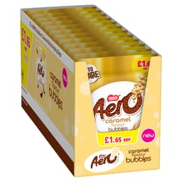 Aero Bubbles Caramel Flavour Chocolate Sharing Bag 80g PMP £1.65