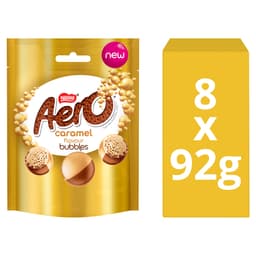 Aero Bubbles Caramel Flavour Chocolate Sharing Bag 92g