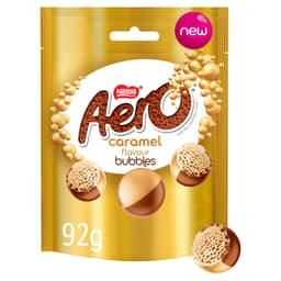Aero Bubbles Caramel Flavour Chocolate Sharing Bag 92g