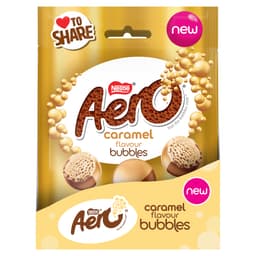 Aero Bubbles Caramel Flavour Chocolate Sharing Bag 92g