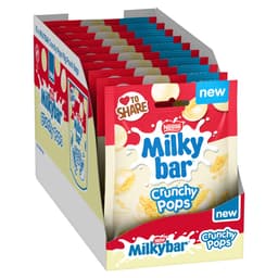 Milkybar Crunchy Pops White Chocolate Sharing Bag 90g
