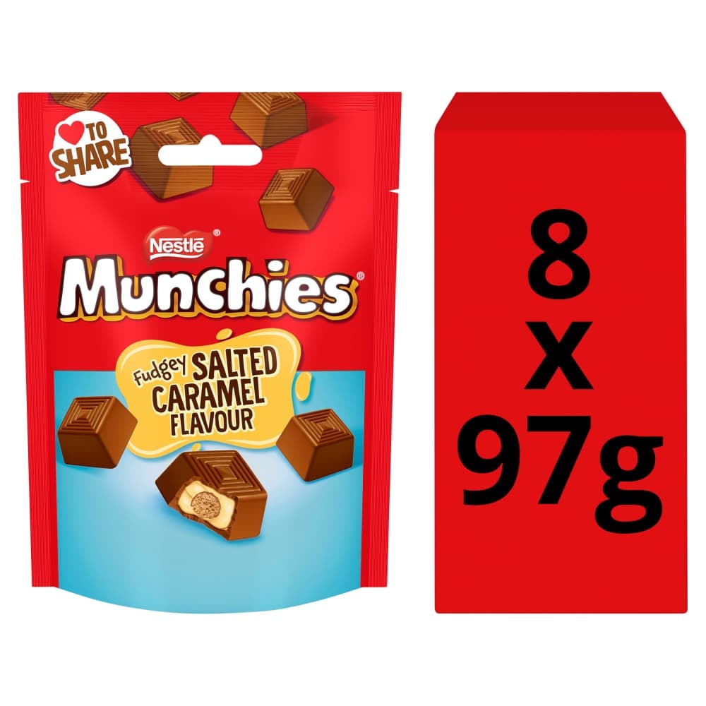 Munchies Fudgey Salted Caramel Flavour 97g