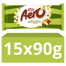 Aero Pistachio Flavour Milk Chocolate Sharing Bar 90g
