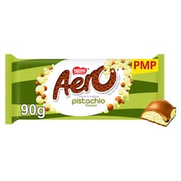 Aero Pistachio Flavour Milk Chocolate Sharing Bar 90g £1.65 PMP