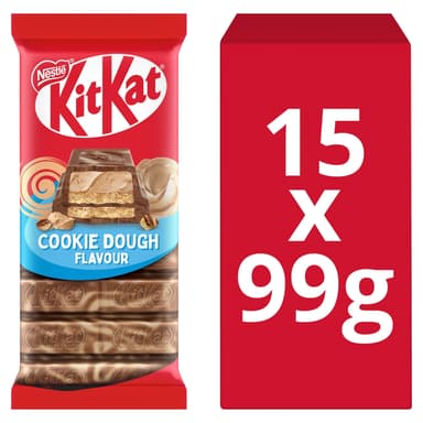 KitKat Cookie Dough Flavour Chocolate Sharing Bar - 15 x 99g Bars