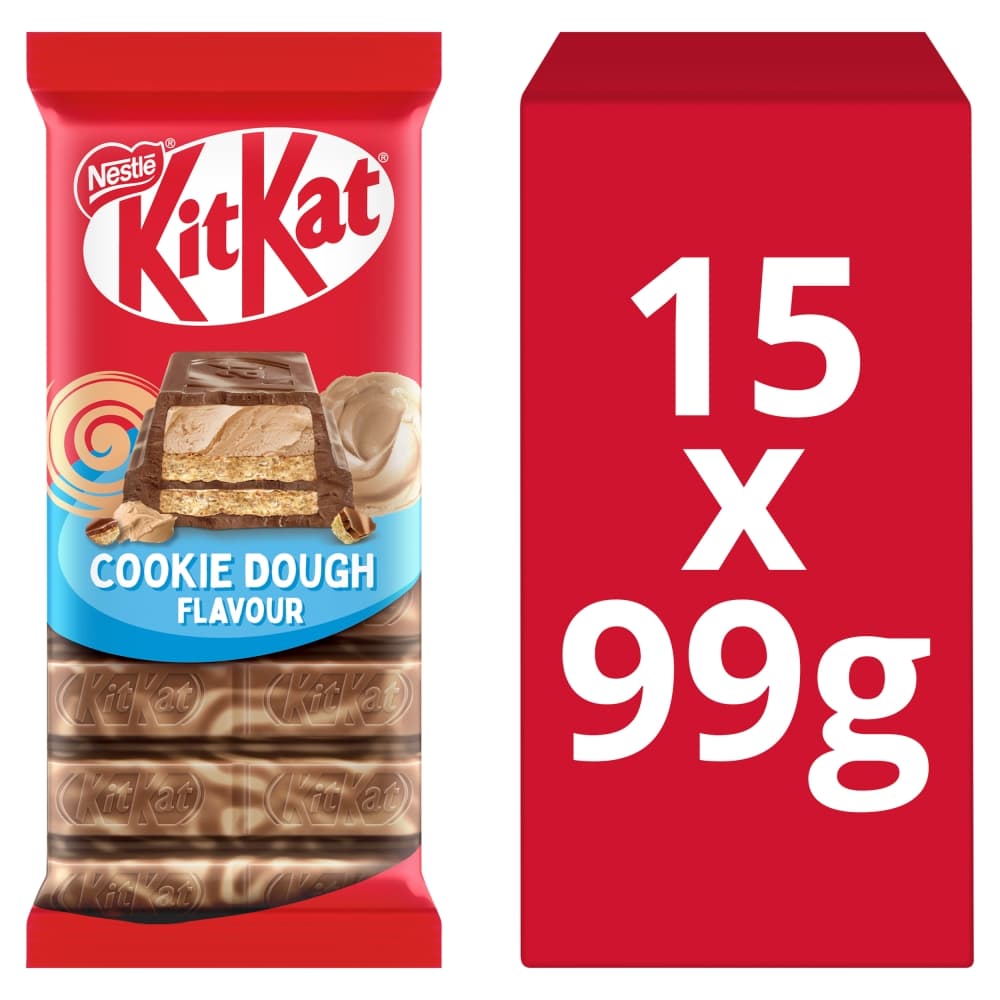 KitKat Cookie Dough Flavour Chocolate Sharing Bar 99g
