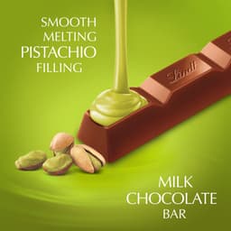 Lindt Lindor Pistachio Milk Chocolate Treat Bar 38g
