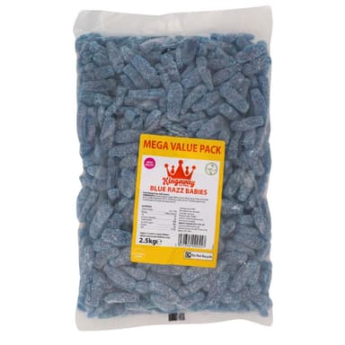 Kingsway Mega Value Blue Razz Babies - 1 x 2.5kg Bag