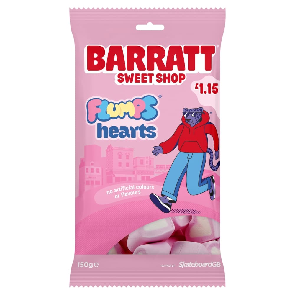 Barratt Sweet Shop Flumps Hearts 130g £1.15 PMP 