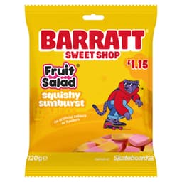 Barratt Sweet Shop Fruit Salad Squishy Sunburst 120g £1.15 PMP
