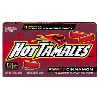 Hot Tamales Fierce Cinnamon Theatre Box - 12 x 120g Boxes