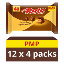 Rolo Milk Chocolate & Toffee Tube 4 Pack Multipack 166.4g PMP £1.99