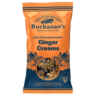 Buchanan's Dark Chocolate Fondant Ginger Creams - 12 x 120g Bags
