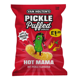 Van Holten's Hot Mama Hot Pickle Puffed Snacks Bag £1.25 PMP