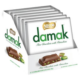 Nestle Damak Milk Chocolate With Pistachios Bar 60g