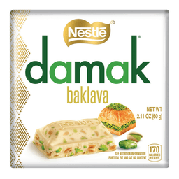 Nestle Damak White Chocolate With Pistachios and Baklava Bar 60g