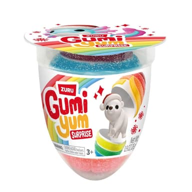 Gumi Yum Surprise Christmas 26g Gummy & Toy By Zuru - 18 x 26g Packs
