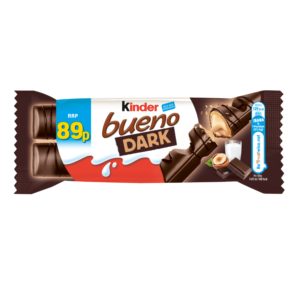 Kinder Bueno Dark Chocolate 43g 89p PMP