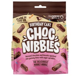 Birthday Cake Choc Nibbles Original Pouch 135g